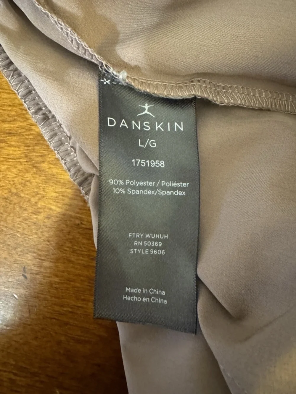 Danskin Large Solid Pink/Gray Pull-On Paperbog Shorts w/Drawstrings - EUC